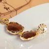Irregular Streetwear Resin Drop Earrings