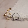 PVD Coated Plated Open Ring