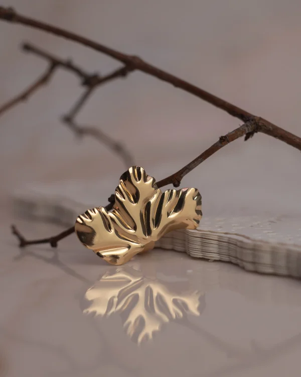 Leaf Shape Vintage Open Ring