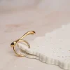 PVD Coated Plated Open Ring