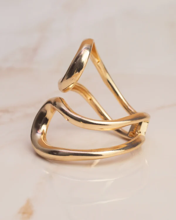 Nordic Geometric Plated Bracelet