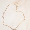 Gold Circle Pendant Necklace